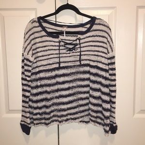 Free People Striped Sweater